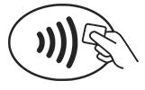 Contactless payment symbol